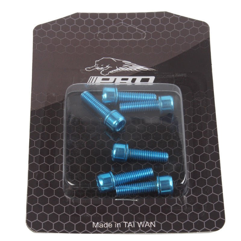 Stainless Steel MTB Bolt Set | 6 - pack - Point A Cycle Co.