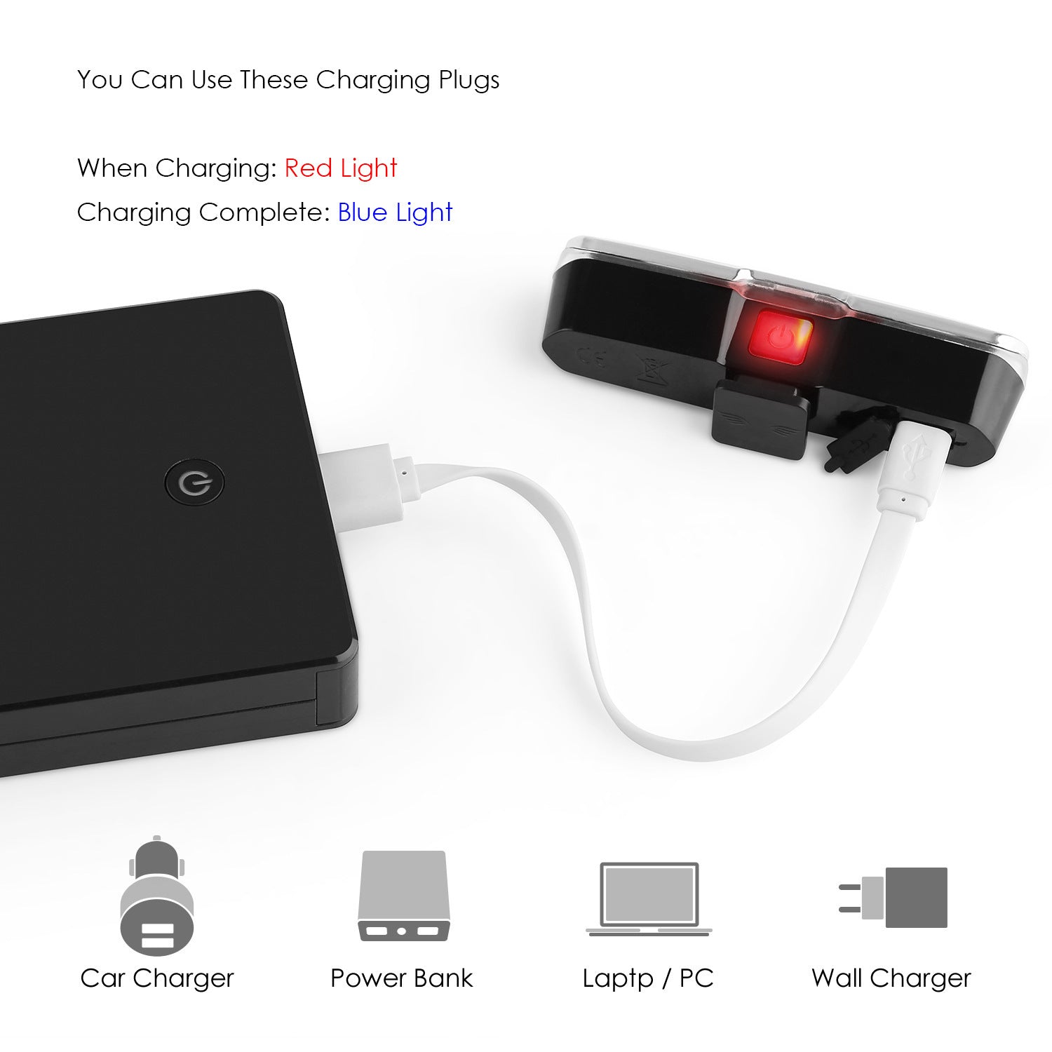 USB Charging Bike Tailight - Point A Cycle Co.